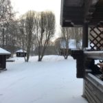 Talvinen näkymä Oravanpesältä Karhunluolan suuntaan