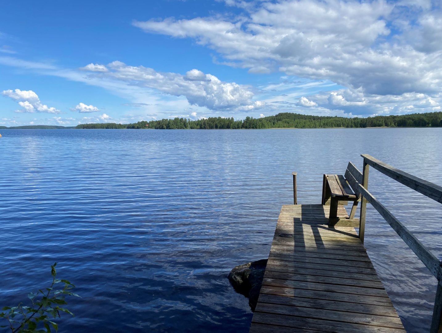 Mustikan laituri näkymät.